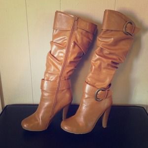Caramel Knee High Boots