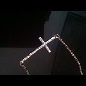 Side cross bracelet