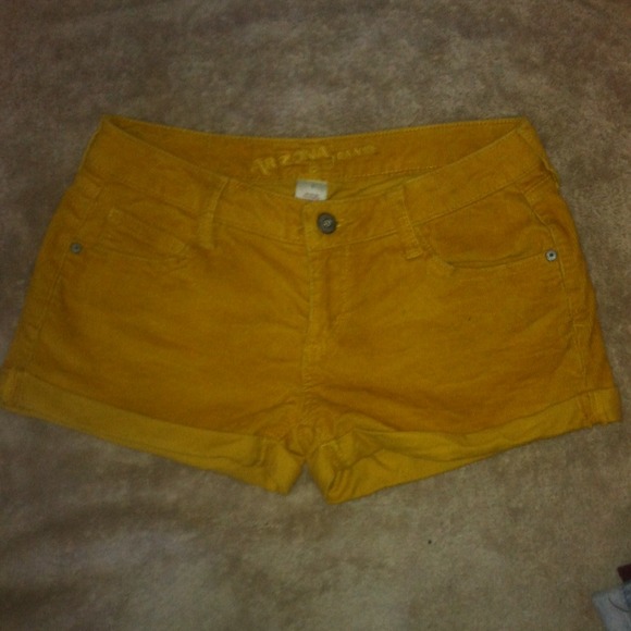 Super trendy Mustard shorts