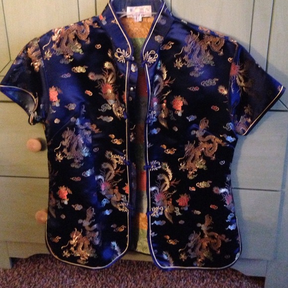 SOLD!! Chinese Silk shirt