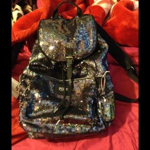 Victoria's Secret sequin backpack