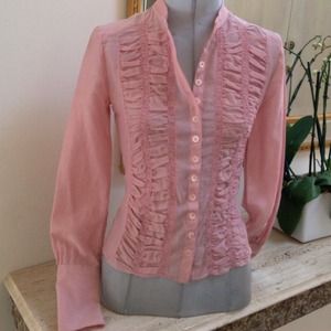 Karen Millen Tops - Silk & cotton shirt Karen Millen Tops - Silk & cotton shirt