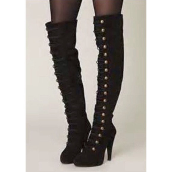 Free People Battalion Suede Lace Up Boots