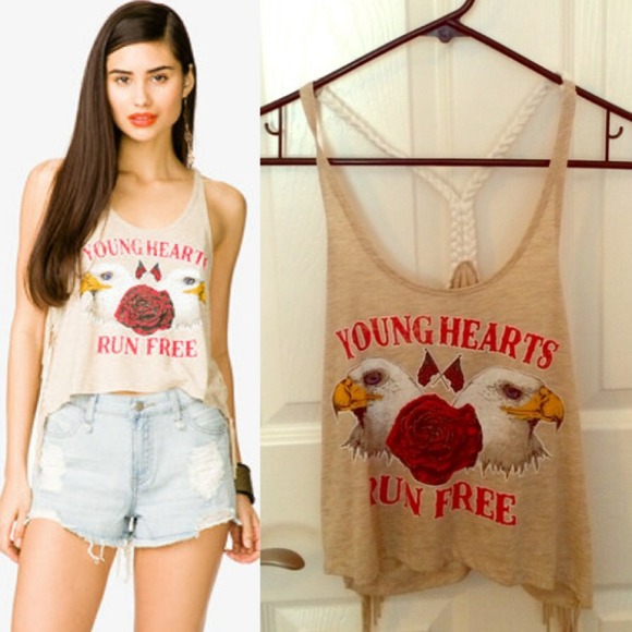 🚫SOLD🚫💥REDUCED💥Free Spirit Eagle Crop Top