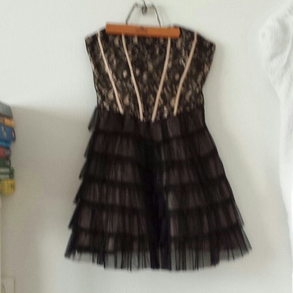 Black and tan dress