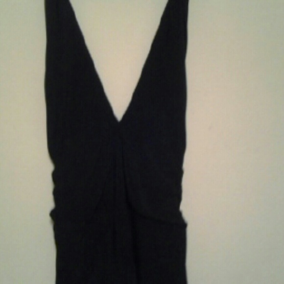 sexy black open top. worn once.