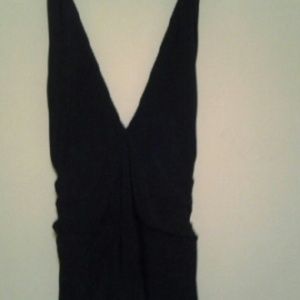 sexy black open top. worn once.