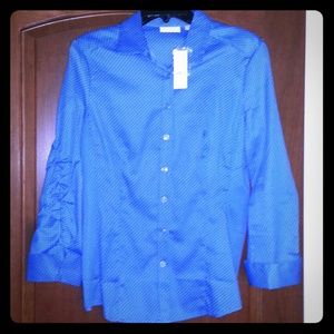 Blue dress shirt