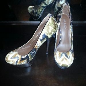 Beautiful platform high heels