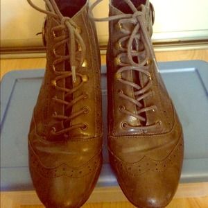 Navid O Nadia Olive Buckle Bootie