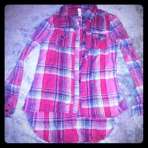sALE Long sleeve plaid top! Nwot