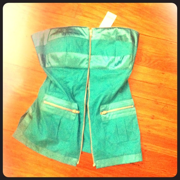 Seamstress special nwt bebe corset /strapless