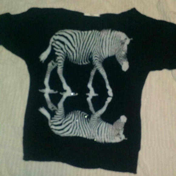 Papaya zebra shirt