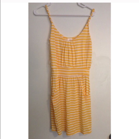 Stripped yellow sundress with pockets - Picture 4 of 4