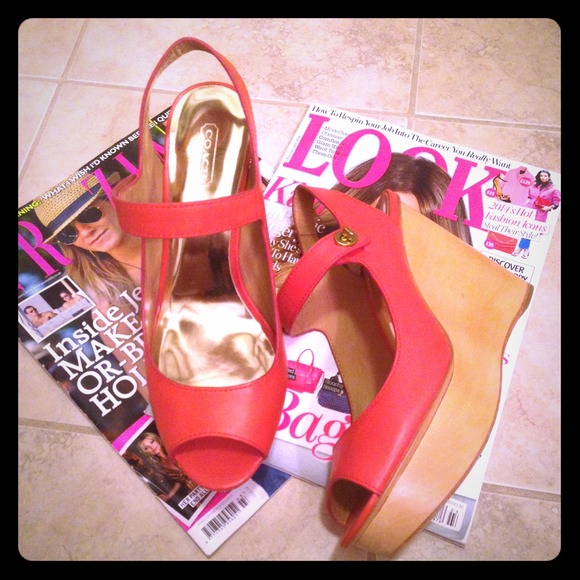 Coach Wedges - Authentic - Size 9