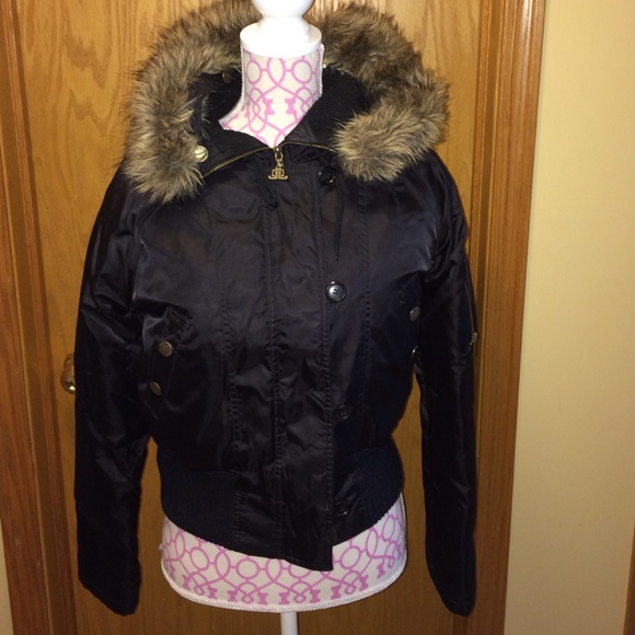 Jlo Outerwear - Bundle Jlo black puff jacket & DKNY top