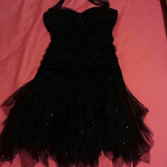 Black formal dress