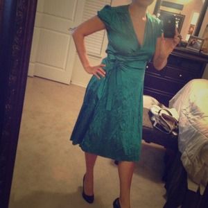 Calypso Teal Green Party dress