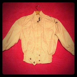 Khaki short jacket