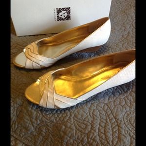 REDUCED FROM $40 Anne Klein Wedge shoes
