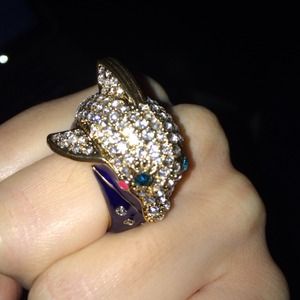 Beautiful dolphin ring by betsey Johnson