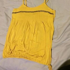 Yellow tank