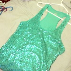 Pretty Turquoise tank
