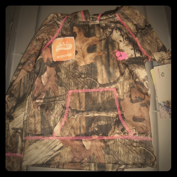 Little girls Mossy oak camo hoodie