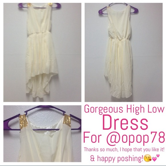 Gorgeous High Low Dress For @opop78💕