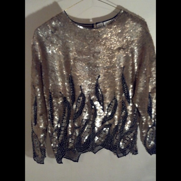 Closet sale! Designer couture top&one of a kind! - Picture 1 of 2