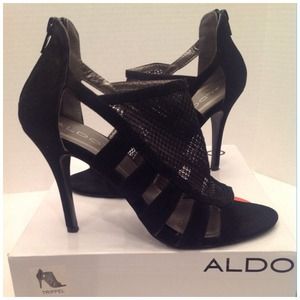 ALDO ❤ TRIPPEL - BLACK HEELS