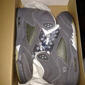 Retro 5 wolf grey***saved for Danielle***