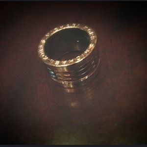 Michael Michael Kors barrel ring in rose gold