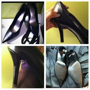 Nine West black heels