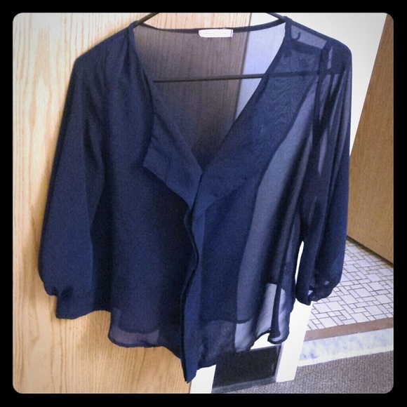 Navy Blouse