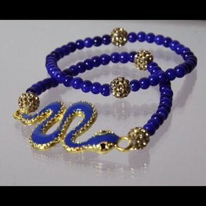 Snake beaded bracelet set