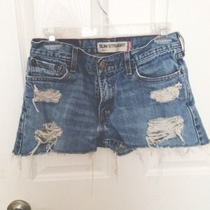 🚫SOLD🚫High-Waisted Slim Shorts by Levi's