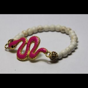 Snake beaded bracelet