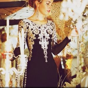 Embroidered Vintage Dress