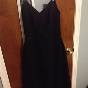 A black cocktail dress