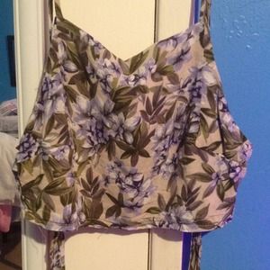 Brandy crop tank top