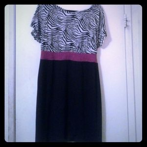 Zebra Print Dress