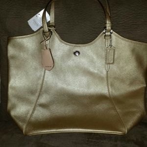 @@hold for anniesun0603@@@NWT Coach gold