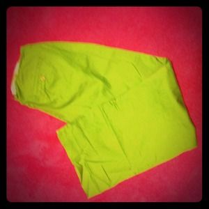 Lime green dress pants