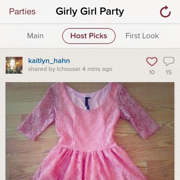 BUNDLED 🎉2x HOST PICK🎉 pink lace dress! - Picture 3 of 4