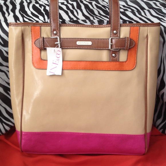 Large Colorblock Tote - Picture 1 of 1