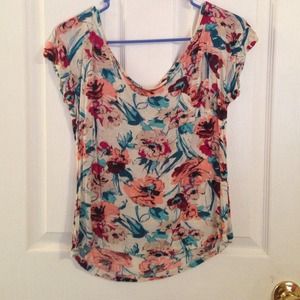 Charlotte Russe Floral Shirt