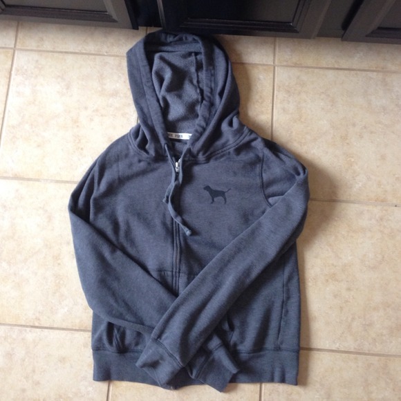 Victorias Secret PINK charcoal hoodie