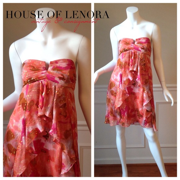 Nicole Miller Dresses & Skirts - 📢FINAL SALE!!! Nicole Miller Silk Strapless Dress