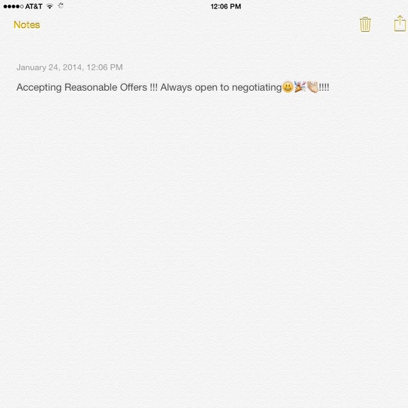Reasonable Offers are Welcome 🎉👏